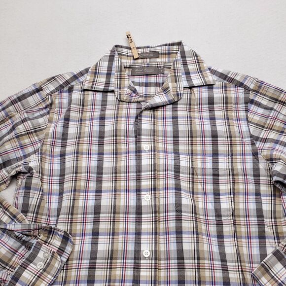 Daniel Cremieux Button Up Long Sleeve Shirt Adult Mens Size Small S Multicolor - Picture 1 of 8
